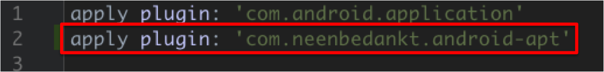Apply plugins in your Android Studio project